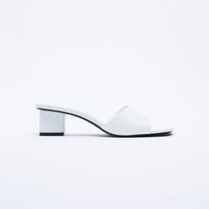 ZARA Thick Heeled Sandals NWT Size 9